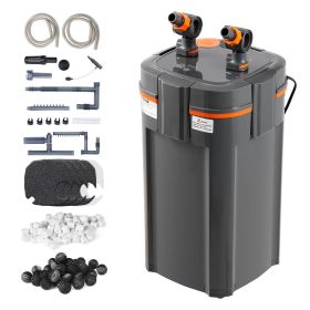Aquarium Filter 660GPH, 5-Stage Canister Filter 235 Gallon, Ultra-Quiet Internal Aquarium Filter with UV Protection